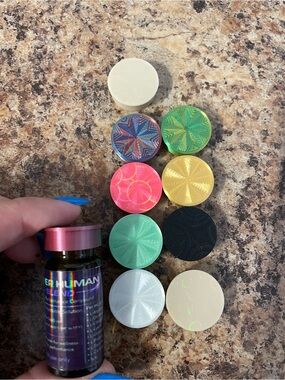 10 pack of 3D printed vial caps fit 5ml/10ml
